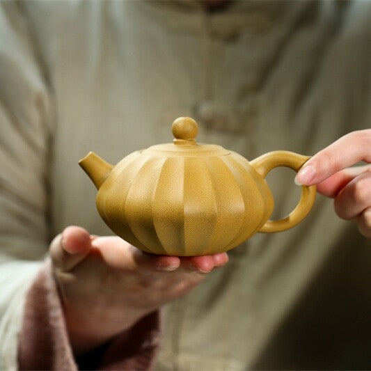 Chinese Yixing Zisha Pottery Pot Duan Clay Tea Pot 7 Infuser Holes Pots