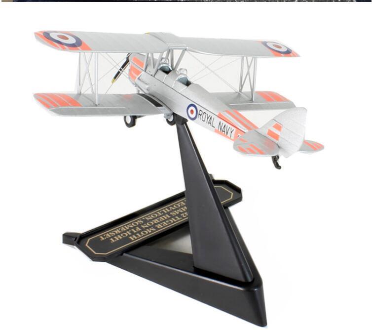 OXFORD De Havilland Tiger Moth RNFAA XL714 HMS Heron 1/72 diecast model aircraft