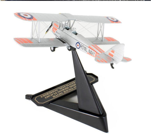 OXFORD De Havilland Tiger Moth RNFAA XL714 HMS Heron 1/72 diecast model aircraft