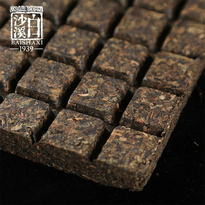 450g HE ZHUANG CHA 2018 China Anhua Baishaxi Instant Dark Tea Shortcut Brick Tea