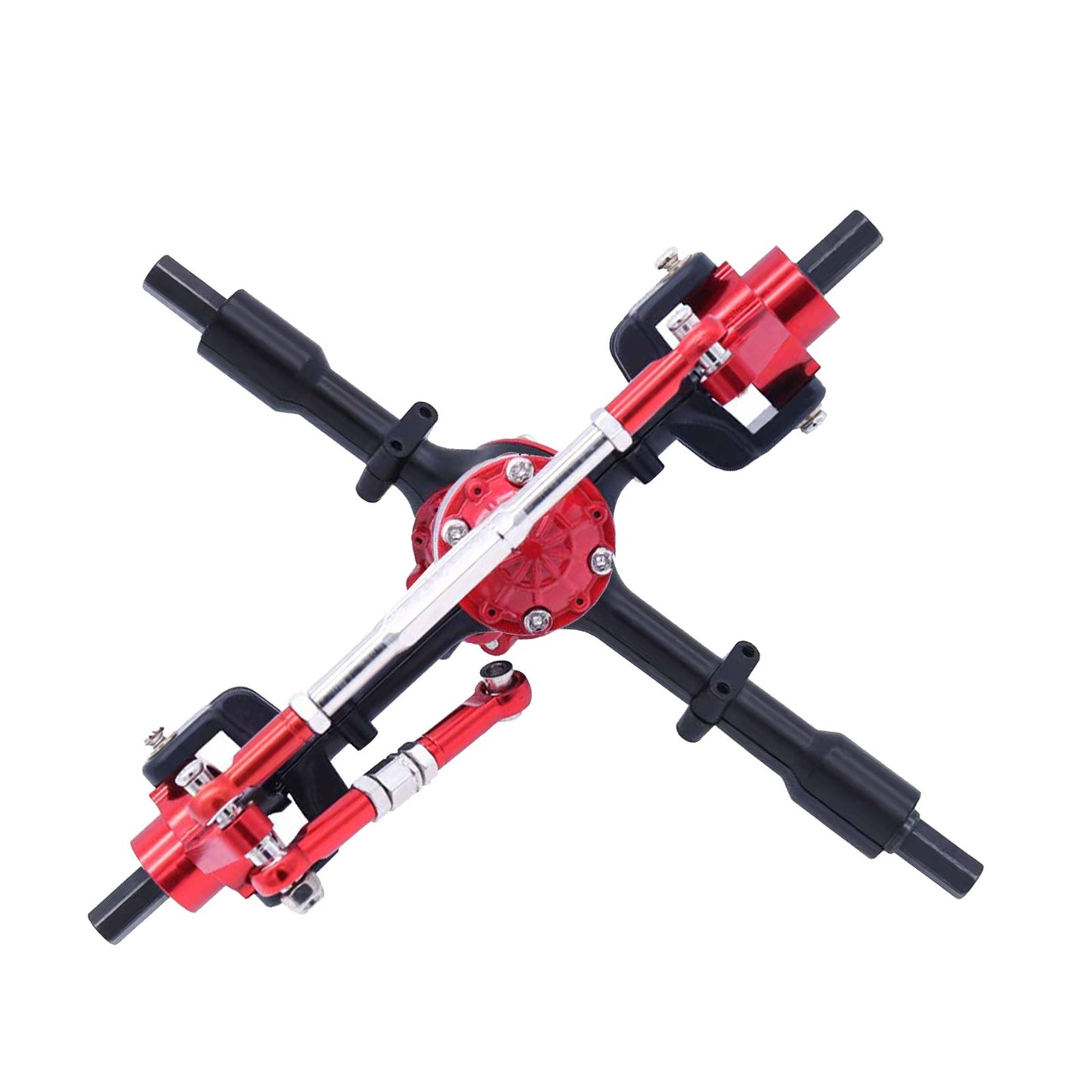 1/16 RC Car Upgrade Metal Front + Rear Axle Kit for WPL C14 C24 B14 B24 B16 B36