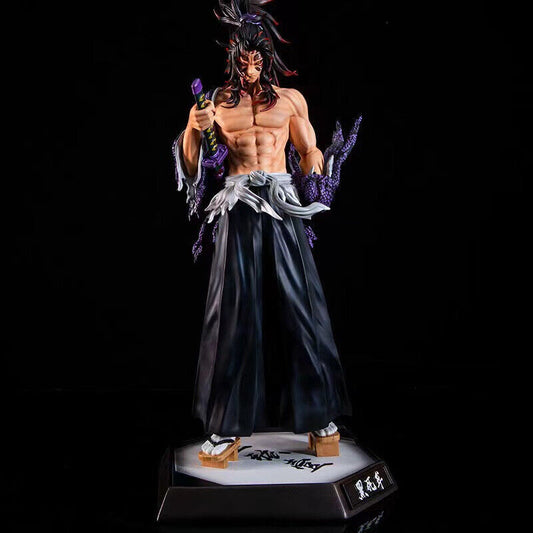 Demon Slayer Kokushibo Yoriichi Tsugikuni PVC Action Figure Statue Model Toy
