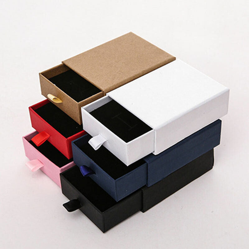 High Quality Jewellery Gift Boxes Bag Necklace Bracelet Drawer Box Jewelry Box.