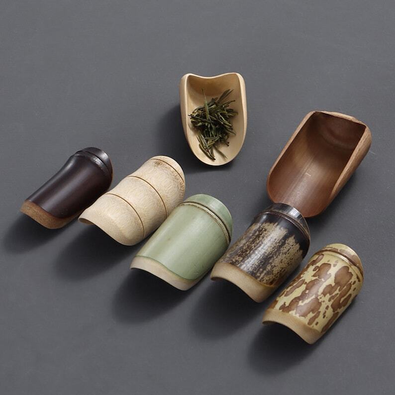 Natural Bamboo Tea Spoon|Tea Ceremony Accessories|Kung Fu Tea Tools