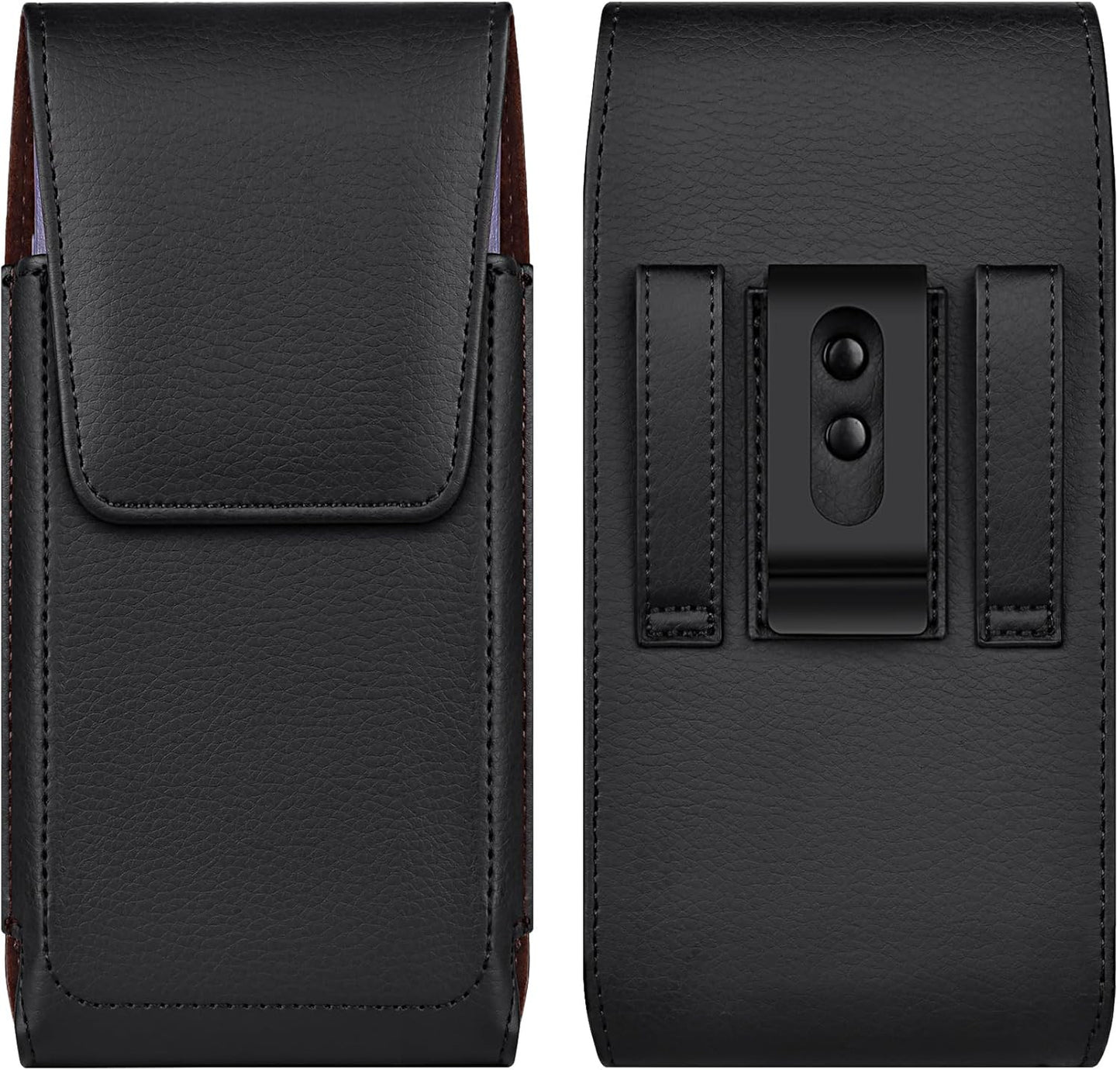 Leather Cell Phone Holster with Belt Clip Strong Magnetic Closure for Iphone Pro