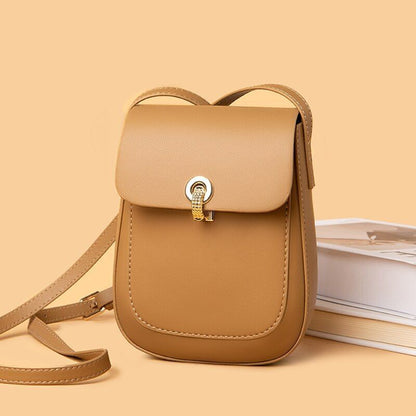 Genuine Leather Shoulder Bags Mini Crossbody Bag Fashion Cowhide Purses Square