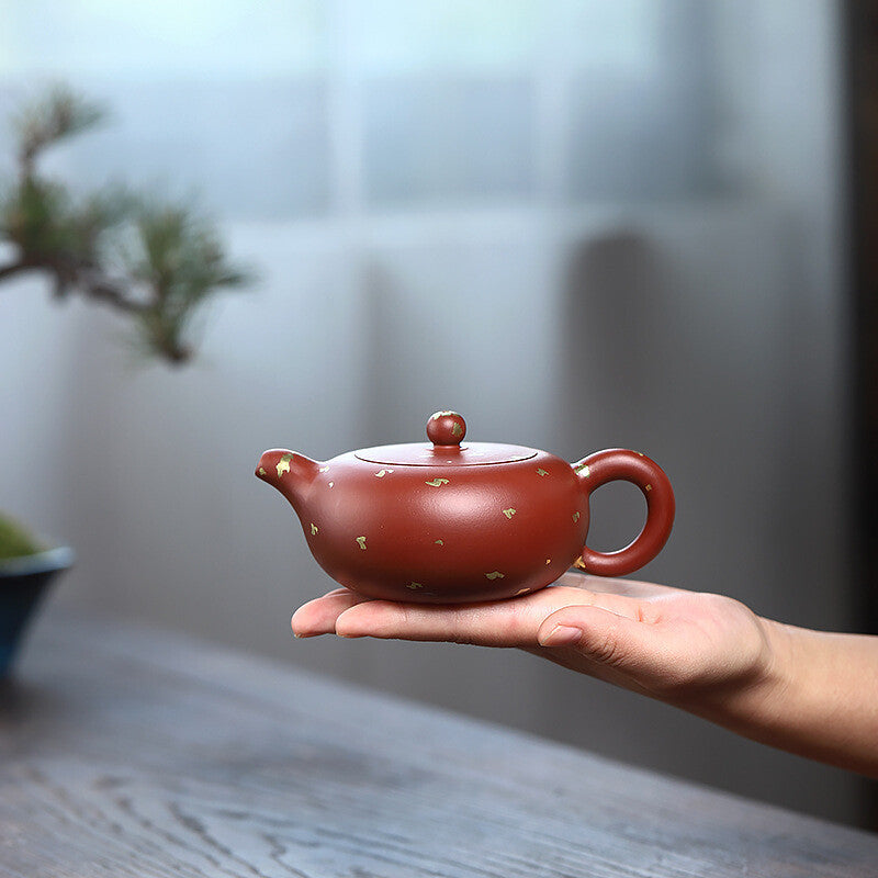 6.8oz Marked Tea Pot Chinese Handmade Real Yixing Zisha Dahongpao Clay Yuanzhu