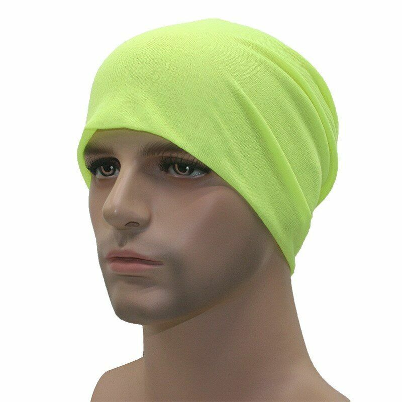 Fashion Bonnet Hat Autumn Knitted Solid Color Beanie Spring Casual Soft Turban