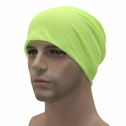 Fashion Bonnet Hat Autumn Knitted Solid Color Beanie Spring Casual Soft Turban