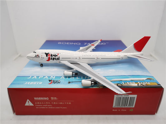 1:400 Phoenix JAPAN AIRLINES B747-400 Airplane Diecast Aircraft Plane Model