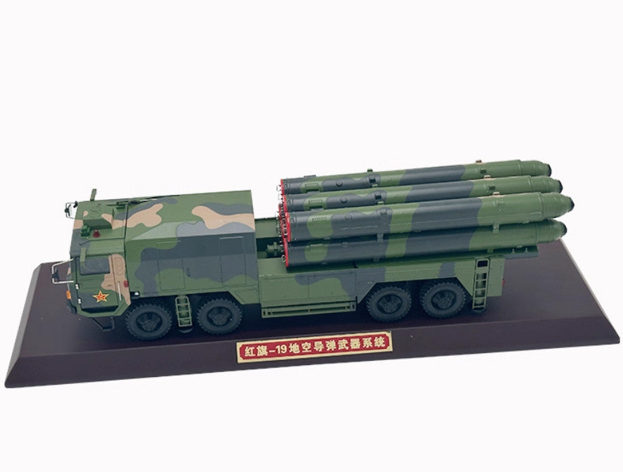 47CM 1:32 China HQ-19 Surface to Air Missile System Launcher Truck Diecast Model