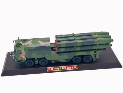 47CM 1:32 China HQ-19 Surface to Air Missile System Launcher Truck Diecast Model