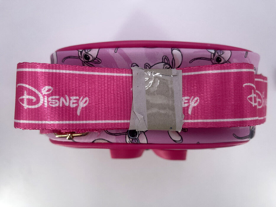 Disney 8.5" Lady Purse New Gift Crossbody Bag Pink Rare Love Lilo & Stitch