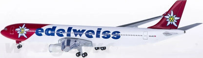 1:500 Hogan Edelweiss AIRBUS A330-300 Passenger Aircraft Diecast Airplane Model