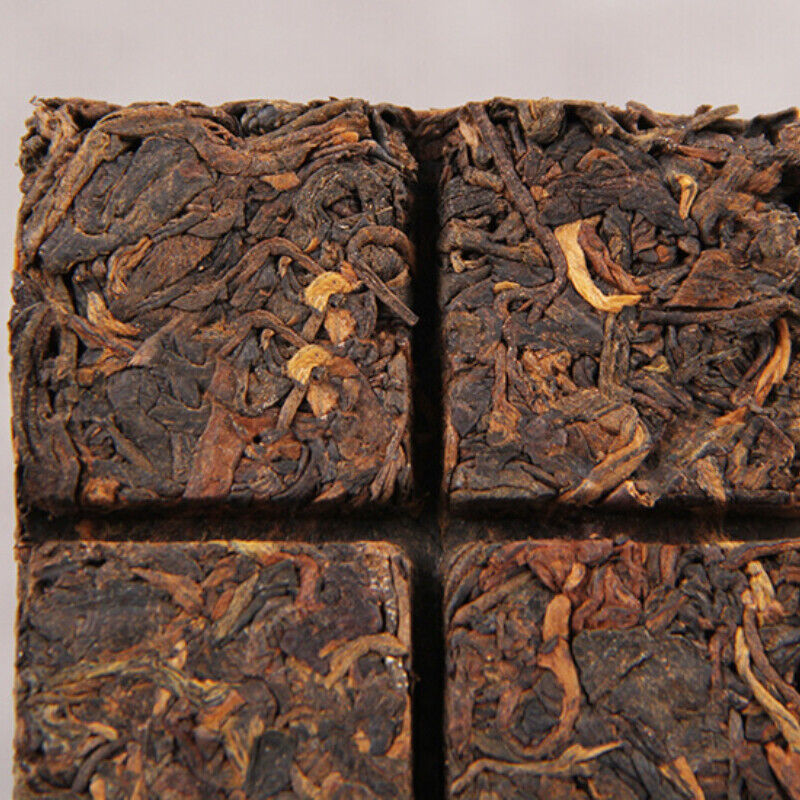 Healthy Drink Pu'er Tea Brick Ancient Tree Rock Sugar Sweet Ripe Pu-Erh Tea 40g