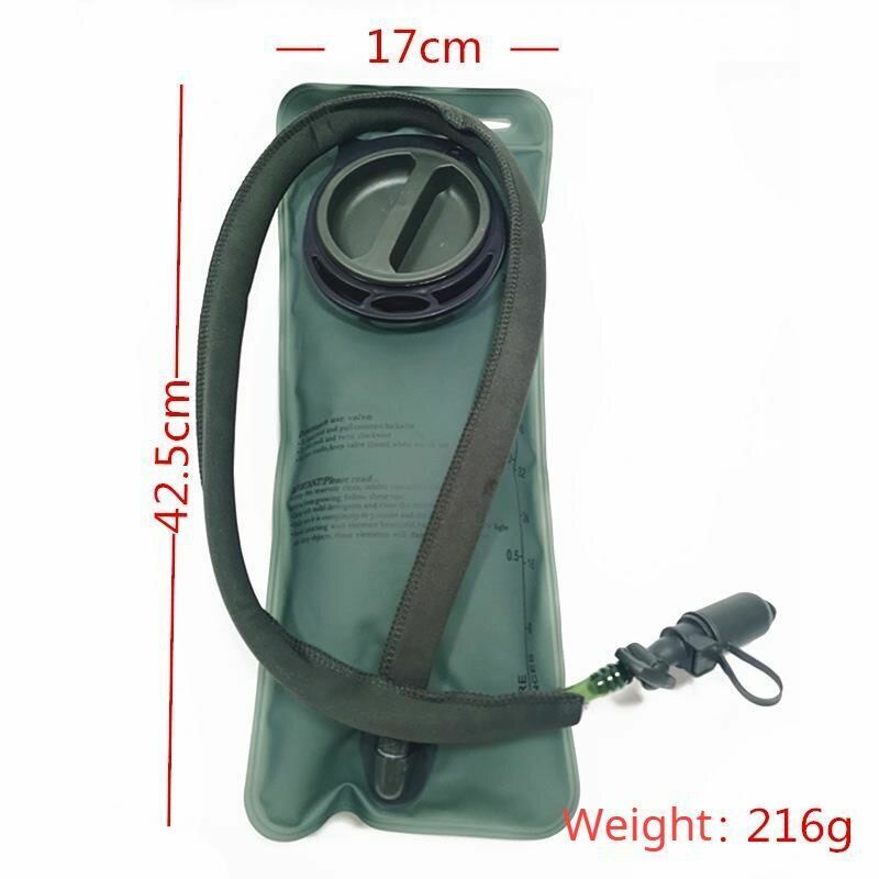Water Bag 2.5L Cycling Travel Outdoor Mountaineering Portable Hydration Bladder