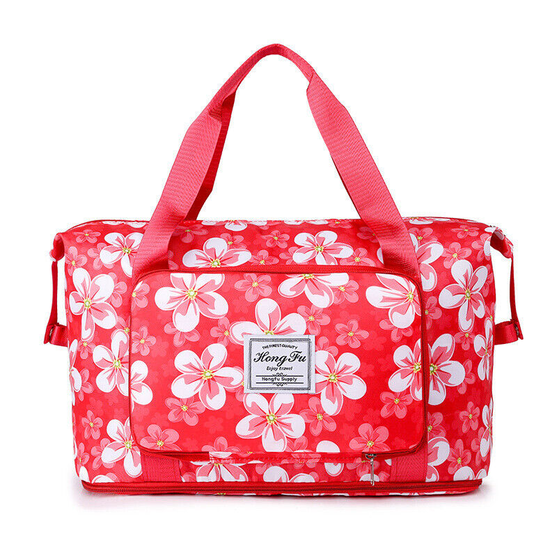Printed Dry Wet Separation Gym Bag Extensible Waterproof Travel Sports Fitness