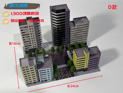 1/300 Scale Urban Scene Sand Table Simulation Building Model Decoration