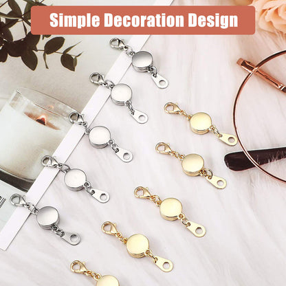 Strong Magnetic Lobster Clasps Jewelry Necklace Converter Extender Hook Closures