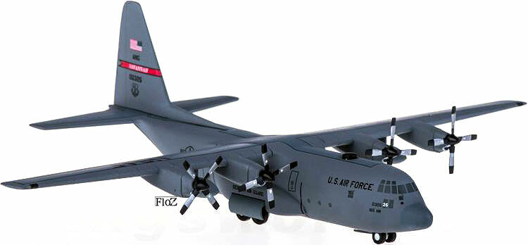 US Air Force Lockheed C-130 Hercules Georgia 1/200 diecast model aircraft Hogan