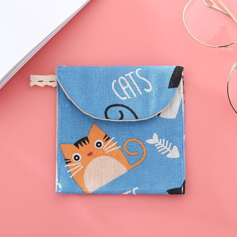 Small Cosmetic Bag Set Zipper Makeup Lipstick Bags Travel Coin Organizer Pouch