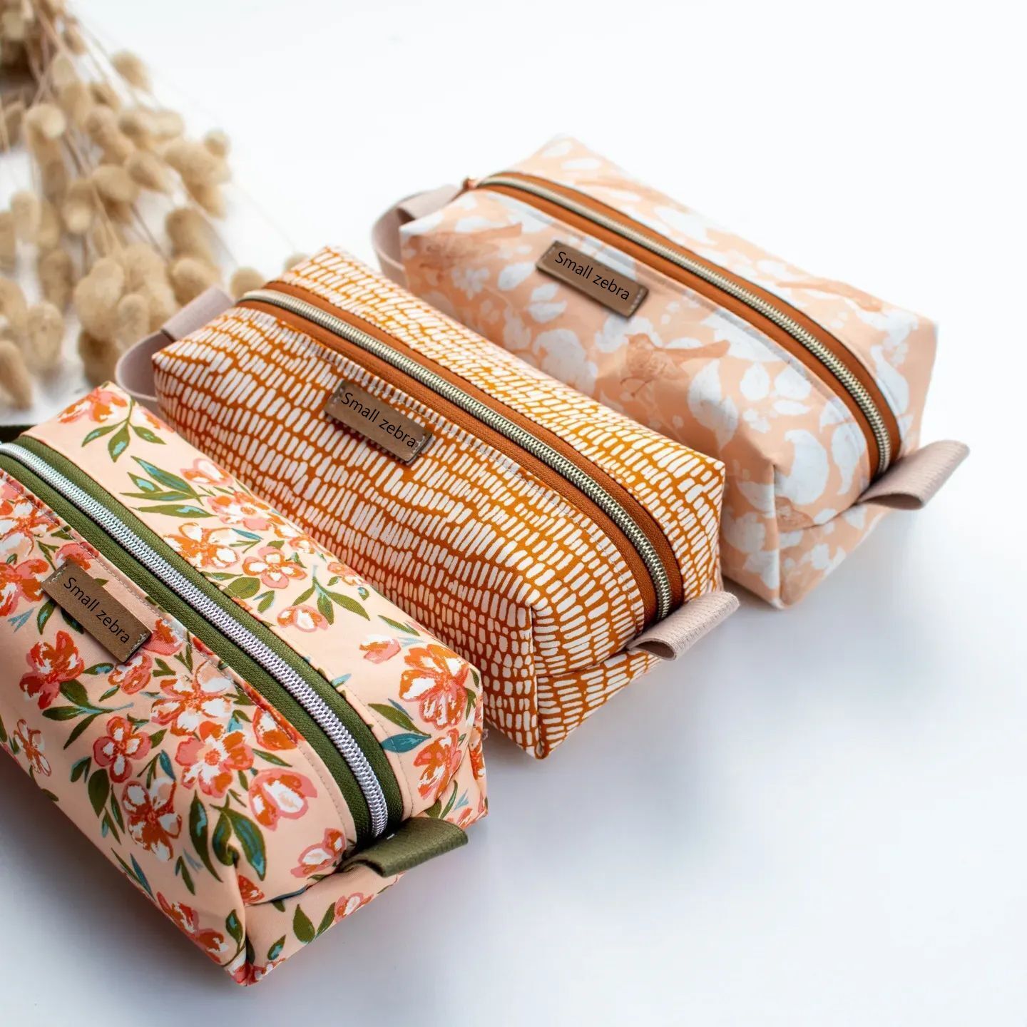 Travel Phone Bag Cosmetics Lipstick Storage Purse Large Canvas Bags Blue Purse