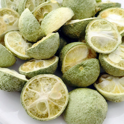 500g Freeze-dried green kumquat lemon tea half green kumquat smalldried kumquat