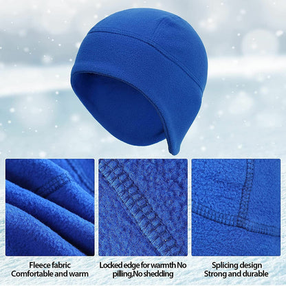 Polar Fleece Cap Winter Warm Outdoor Sport Skiing Cycling Windproof Soft Beanie
