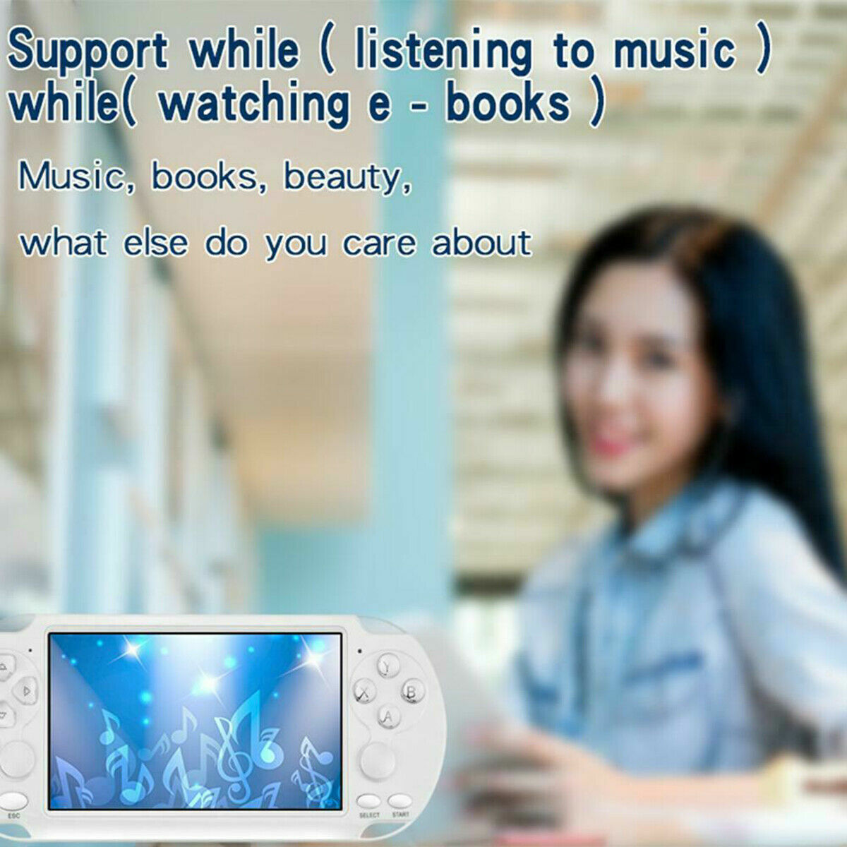 Handheld Portable Game Console X9S 5.1" 8GB 128Bit MP3 Video Player, 1000+ Games