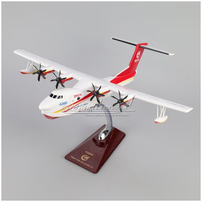 1:100 39CM AVIC Kunlong AG600 Amphibious Aircraft Rescue Plane ABS Plastic Model