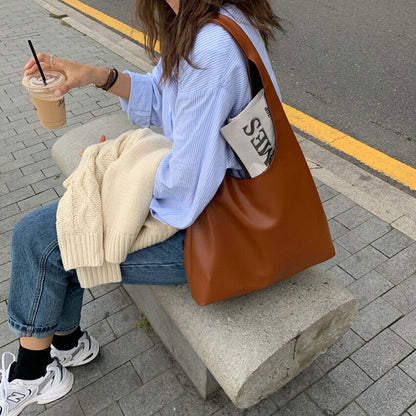 Women Shoulder Bag PU Leather Handbag Shopping Bags Leather Lady Bags Totes