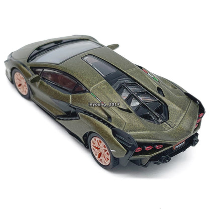 1/64 Lamborghini Sian FKP 37 Model Toy Car Alloy Metal Diecast Toy Vehicle Green