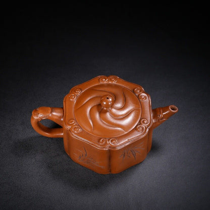 Chinese Yixing Zisha Clay Handmade Exquisite Teapot （云龙 底款：顾景舟）