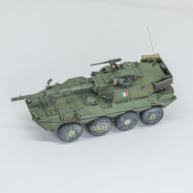 1/72 Italian Centaur tank destroyer Wheeled tank Finished product model