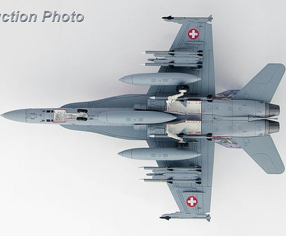 1:72 HM F/A-18C Honet Swiss Air Force J-5017 Fighter Diecast Aircraft Model
