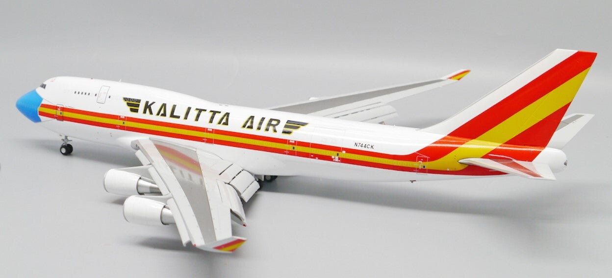 1:200 JC Wings Kalitta Air BOEING B747-400F Flap Down Plane Diecast Model