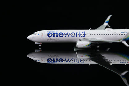 1:400 GeminiJets Alaska BOEING B737-900ER Airplane Diecast Plane Aircraft Model
