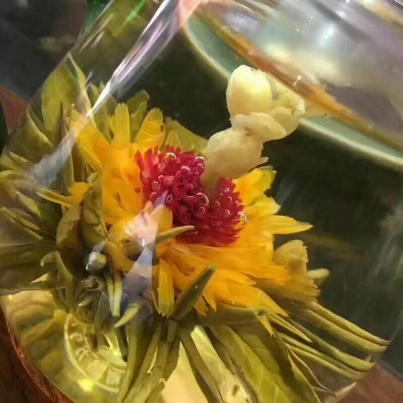 16 Pcs Individually Sealed Flowering Tea Balls Chinese Blooming Tea Flowers