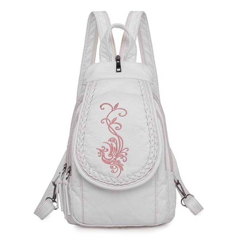 High Quality Backpack Women New Leather Backpack School Bag for Teenage Girls