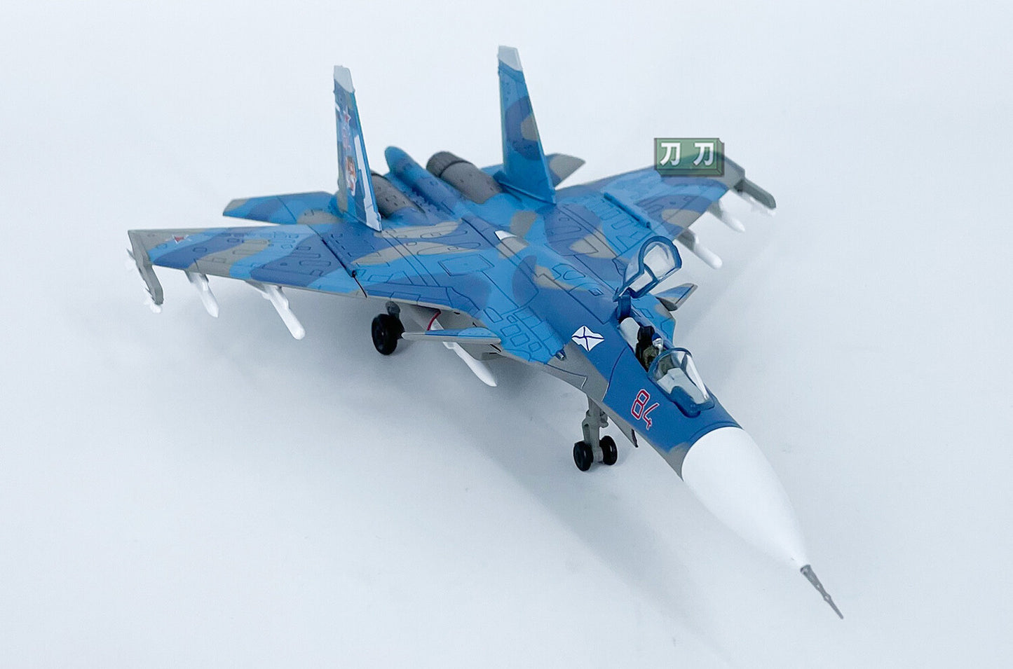 1:100 22CM AVIC SU-33 Fighter Plane Airplane Diecast Military Aircraft Model