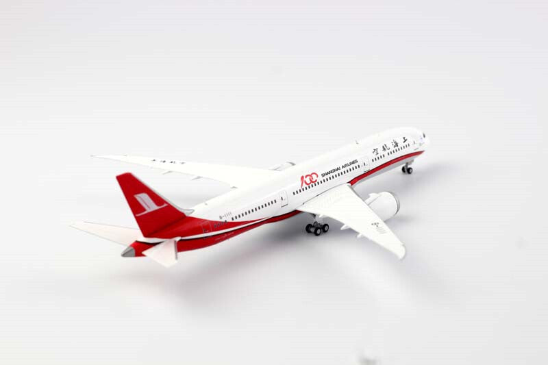 JC Wings Shanghai Airlines for boeing B787-9 B-1111 1/400 Pre-built Model