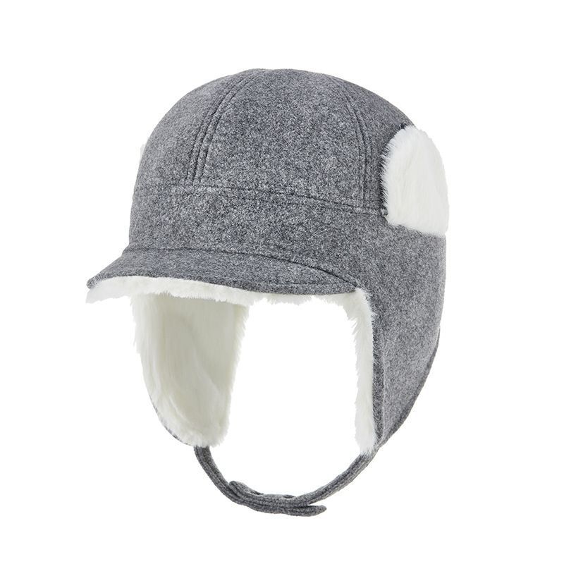 Women Winter Hats Faux Leather Wind-Proof Thick Warm Fleece Lining Baseball Caps