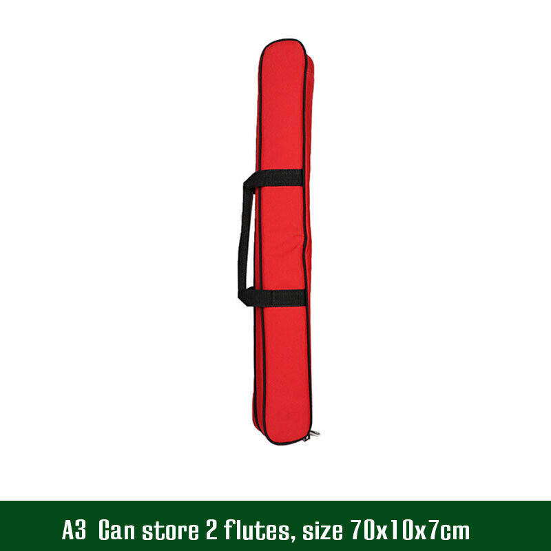 Portable Flute Bag Backpack Canvas Flute Storage Case Instrument Accessories