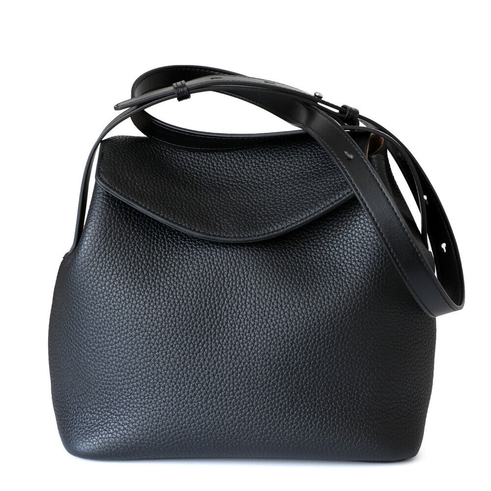 Real Leather Flap Bucket Shoulder Bag Purse Fashion Handbag Crossbody Work Bag