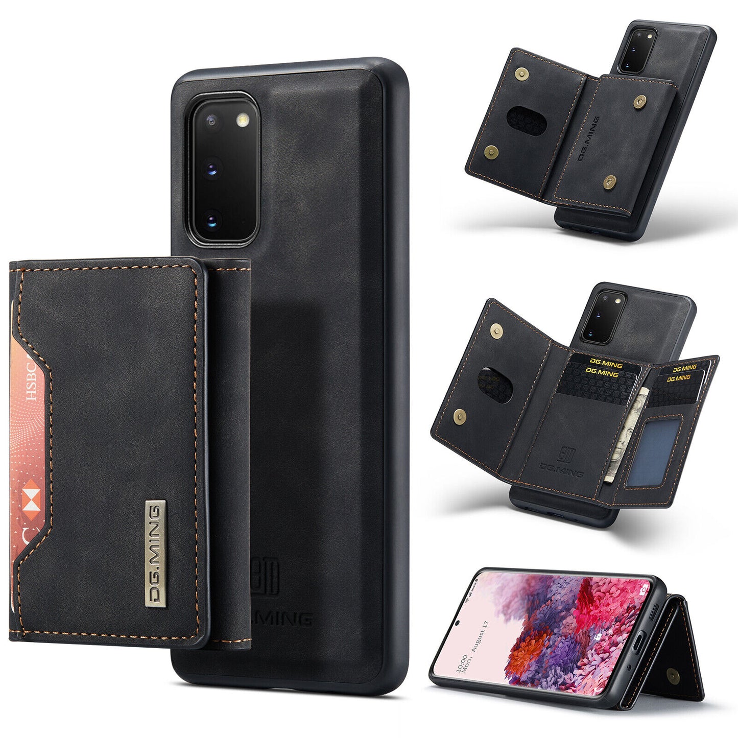 For Samsung Galaxy S20 Plus FE Ultra 5G Leather Case Cover & Wallet Card Holder