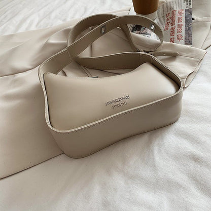 Square Shoulder Bags Luxury Handbag Retro Underarm Shopper Bag Synthetic Leather