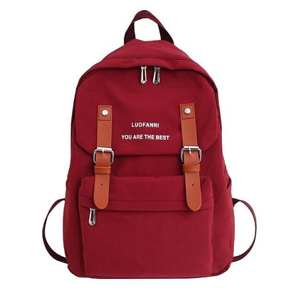 Fashion Backpack Student Waterproof Nylon Shoulder Large School Bags 40*28*12 CM