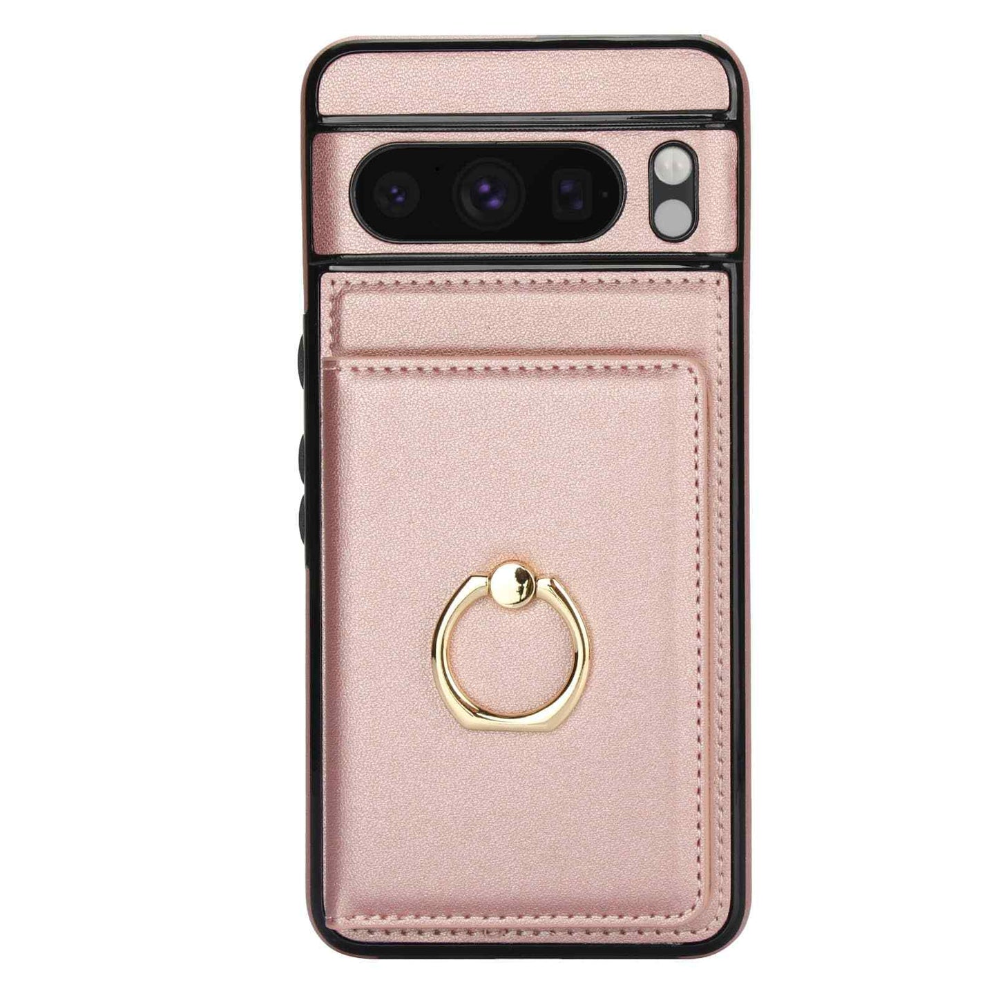 Wallet Case with Rotation Ring for Google Pixel 9 Pro XL/ 9 Pro/ 8 Pro/ 8A/ 6A