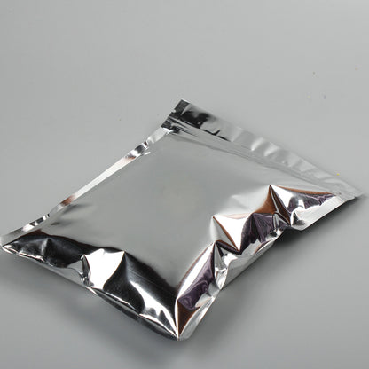 Many Different Sizes for 100 Flat Clear/Silver Foil Mylar Zip Lock Bags