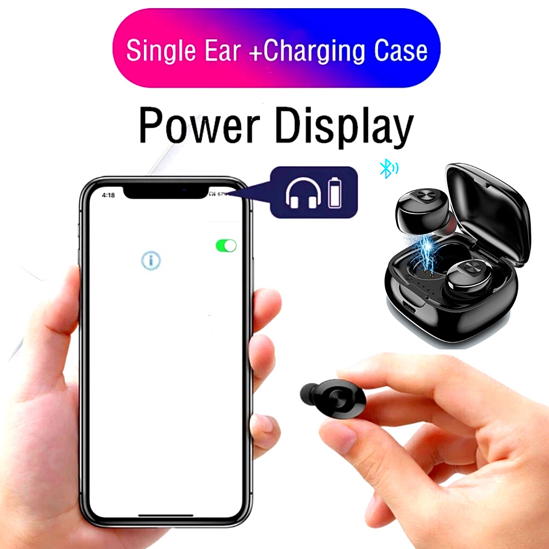 Mini Bluetooth 5.0 Wireless Headset TWS Earphones Stereo Headphones Earbuds